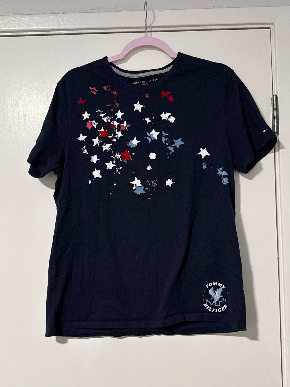 Bundle 2+ items for 30% off Tommy Hilfiger Navy Tee with Red
